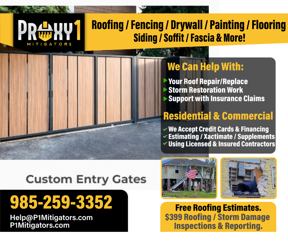 Custom Entry Gates fencing by P1Mitigators