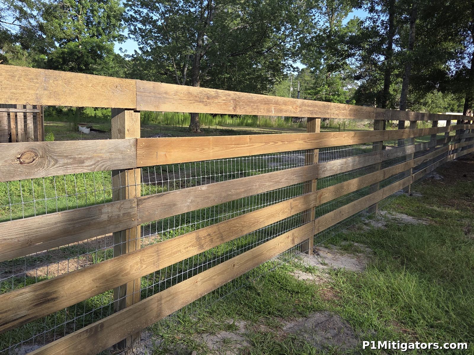 Agricultural & Horse Fencing project photo 2 by P1Mitigators Jacksonville FL