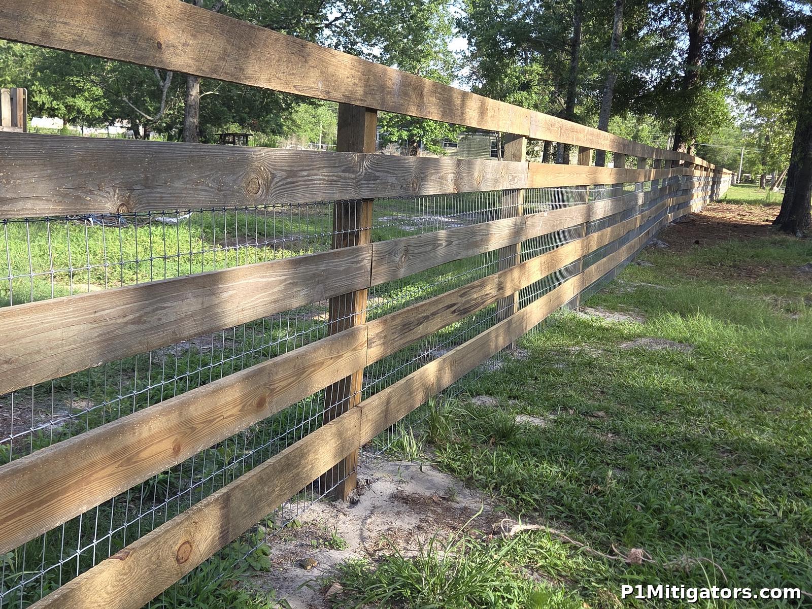 Agricultural & Horse Fencing project photo 3 by P1Mitigators Jacksonville FL