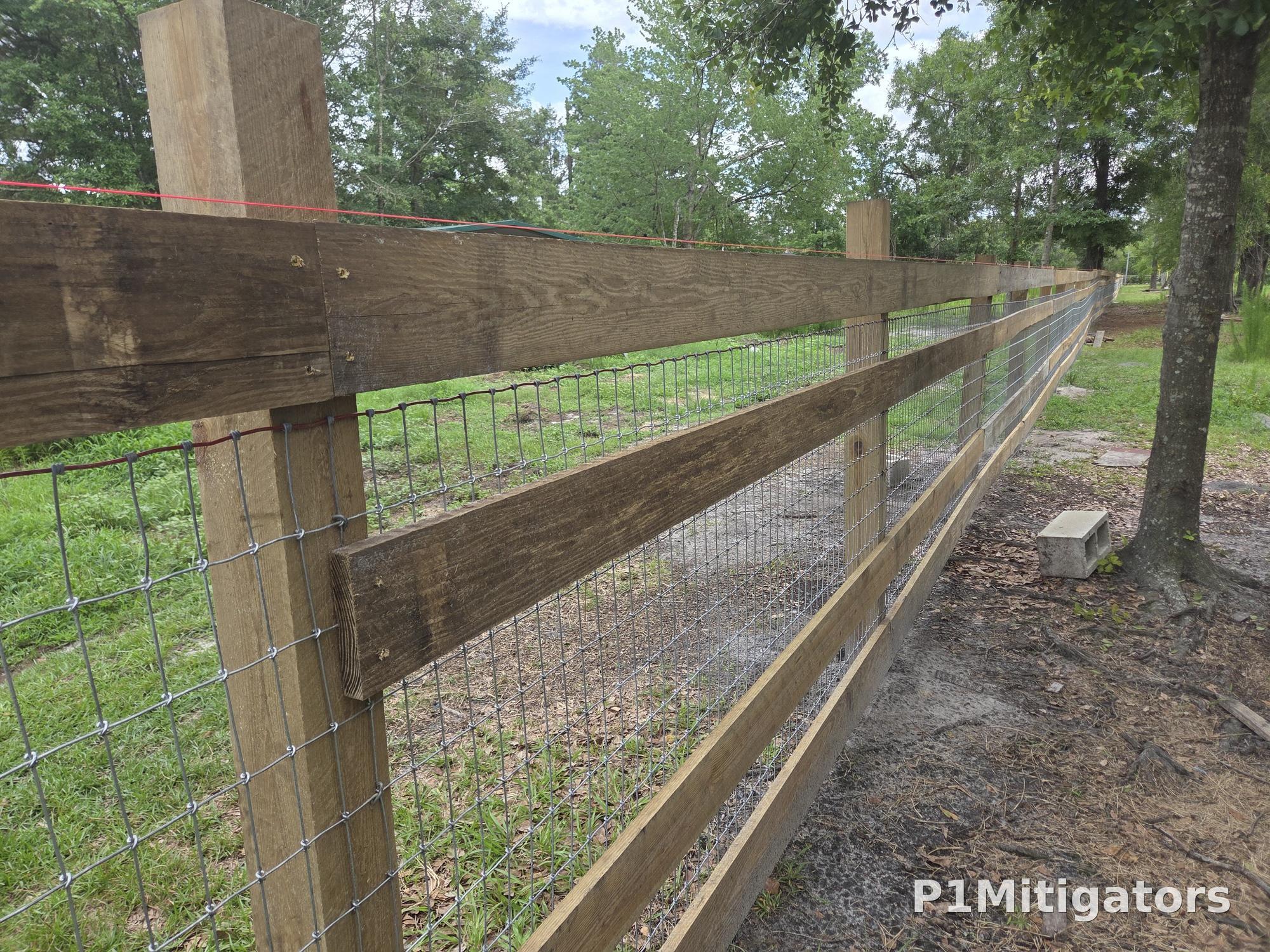 Agricultural & Horse Fencing project photo 6 by P1Mitigators Jacksonville FL