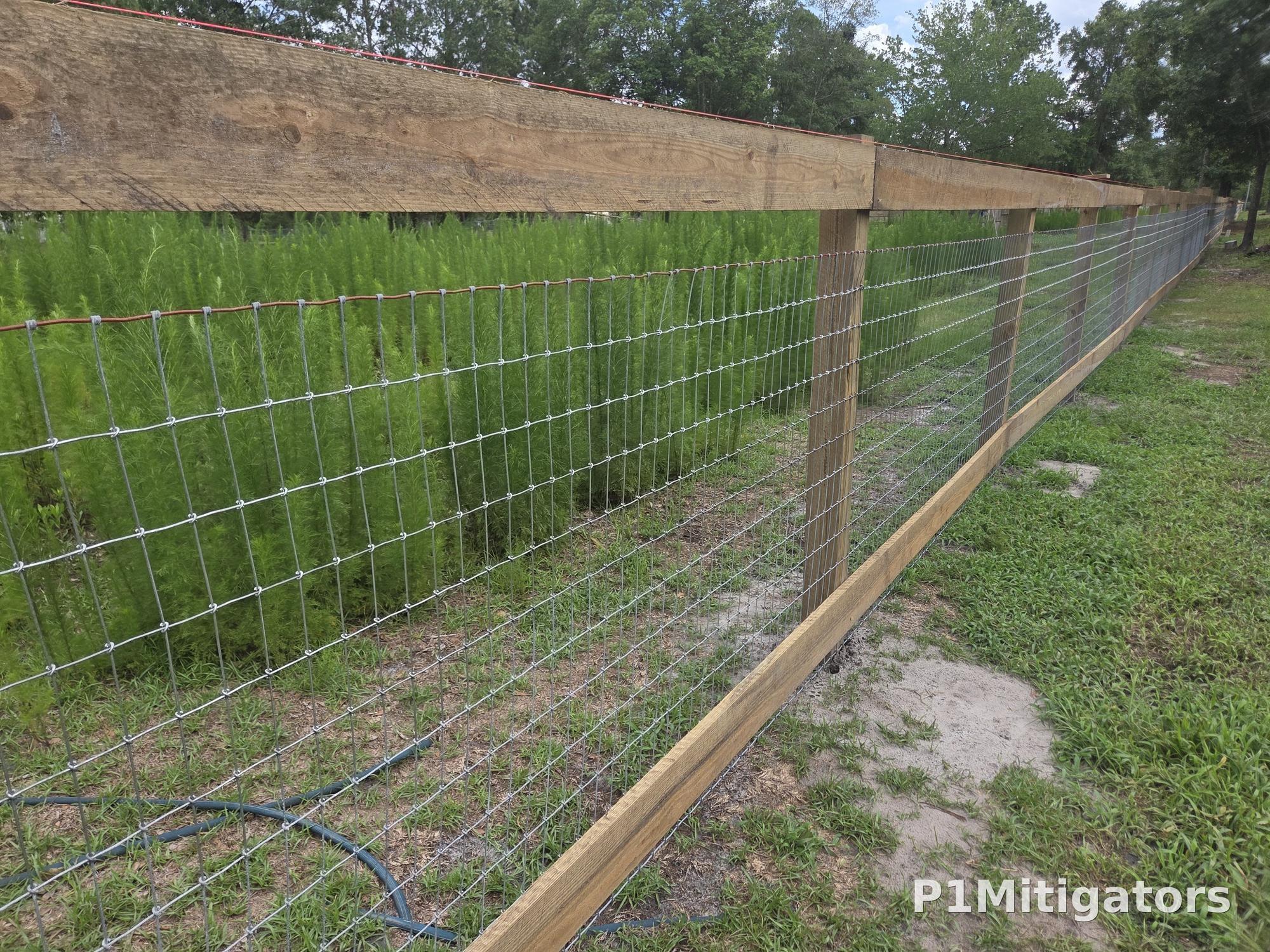 Agricultural & Horse Fencing project photo 8 by P1Mitigators Jacksonville FL