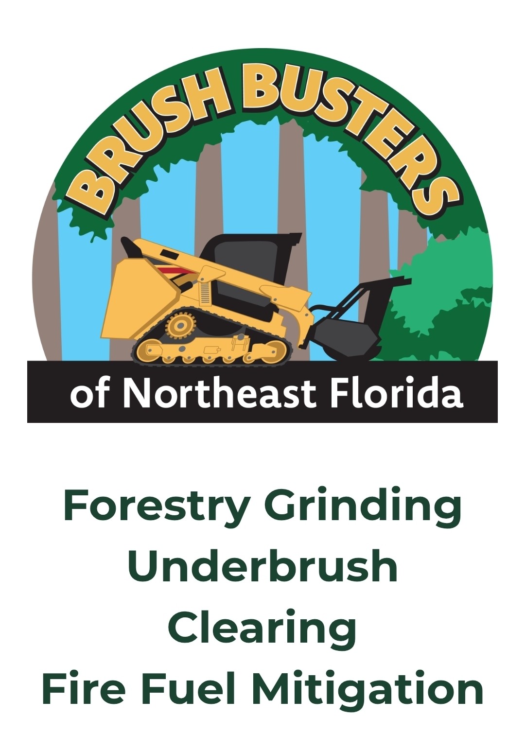 Brush Busters of Northeast Florida — Forestry Grinding, Underbrush Clearing, Fire Fuel Mitigation logo